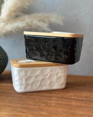 Nádoby na maslo/nátierku v oboch farbách skladom🤍 #maslo #nadoba #kuchyna #monalay